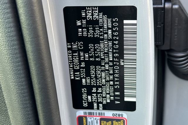 New 2026 Kia Sorento EX image 38