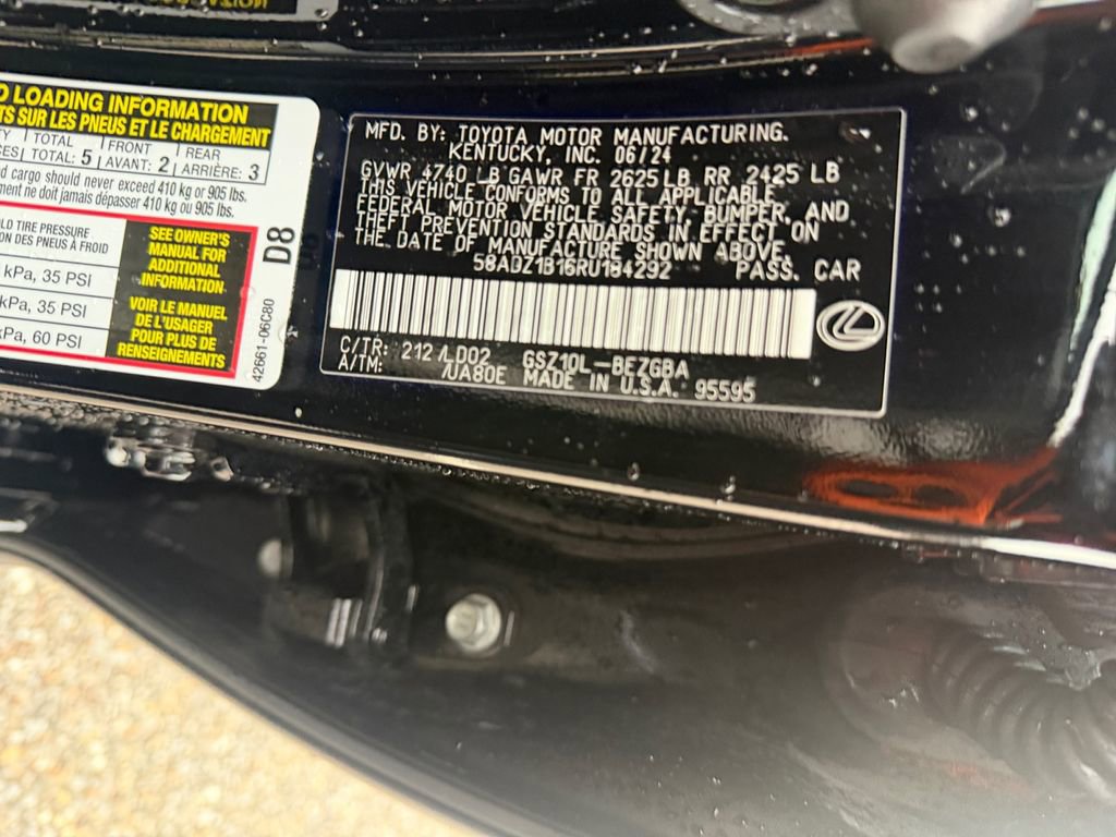 Used 2024 Lexus ES 350 w/ Premium Package FWD image 27