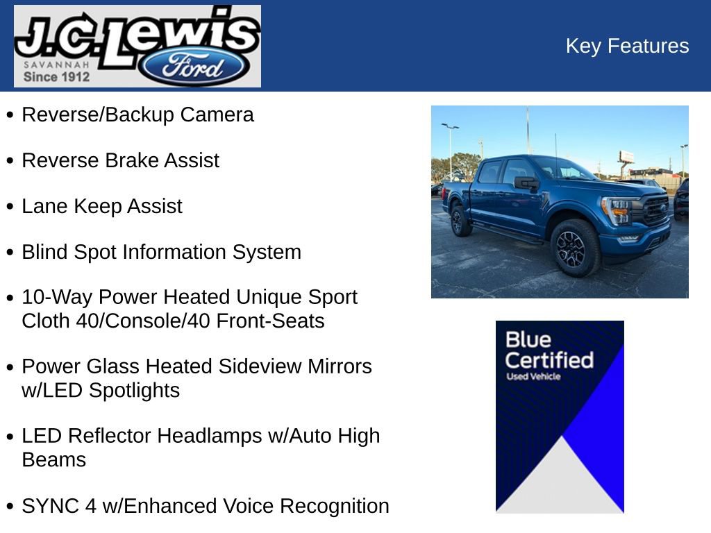 Certified 2023 Ford F150 XLT w/ Equipment Group 302A High image 34