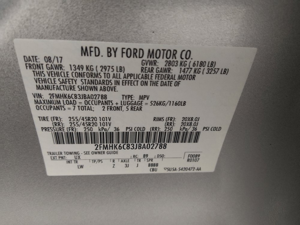 Used 2018 Ford Flex SEL w/ Equipment Group 202A AWD/4WD image 33