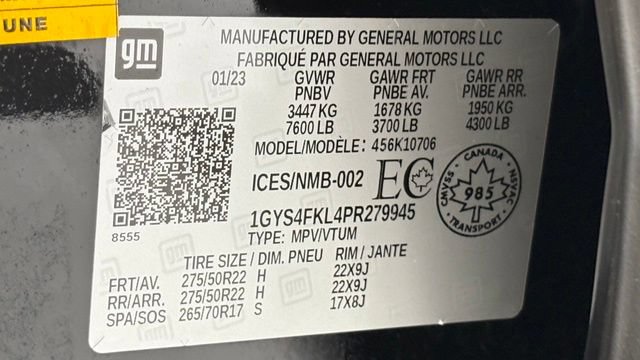 Used 2023 Cadillac Escalade Sport w/ LPO, ONYX Package AWD/4WD image 54