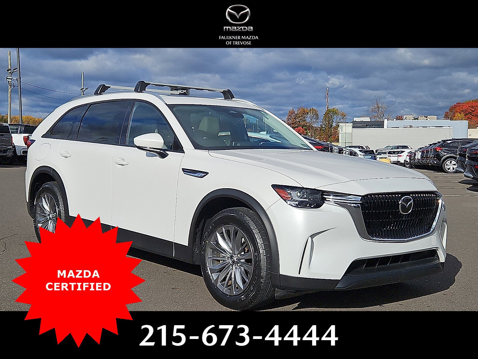 Used 2024 MAZDA CX-90 Plug-In Hybrid w/ Preferred image 1