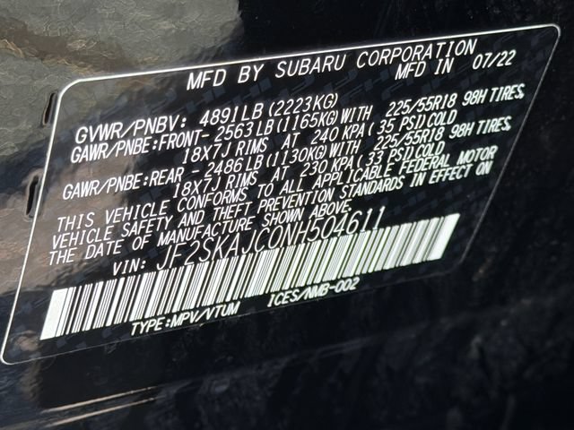 Used 2022 Subaru Forester Sport w/ Popular Package #2 AWD/4WD image 34