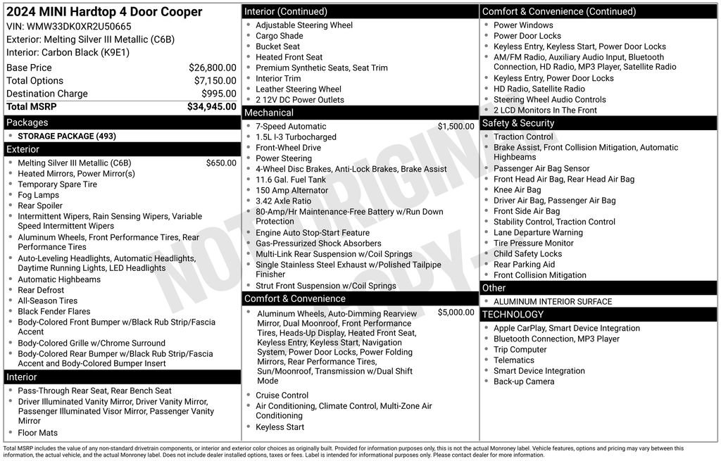Used 2024 MINI Cooper 4-Door Hardtop image 9