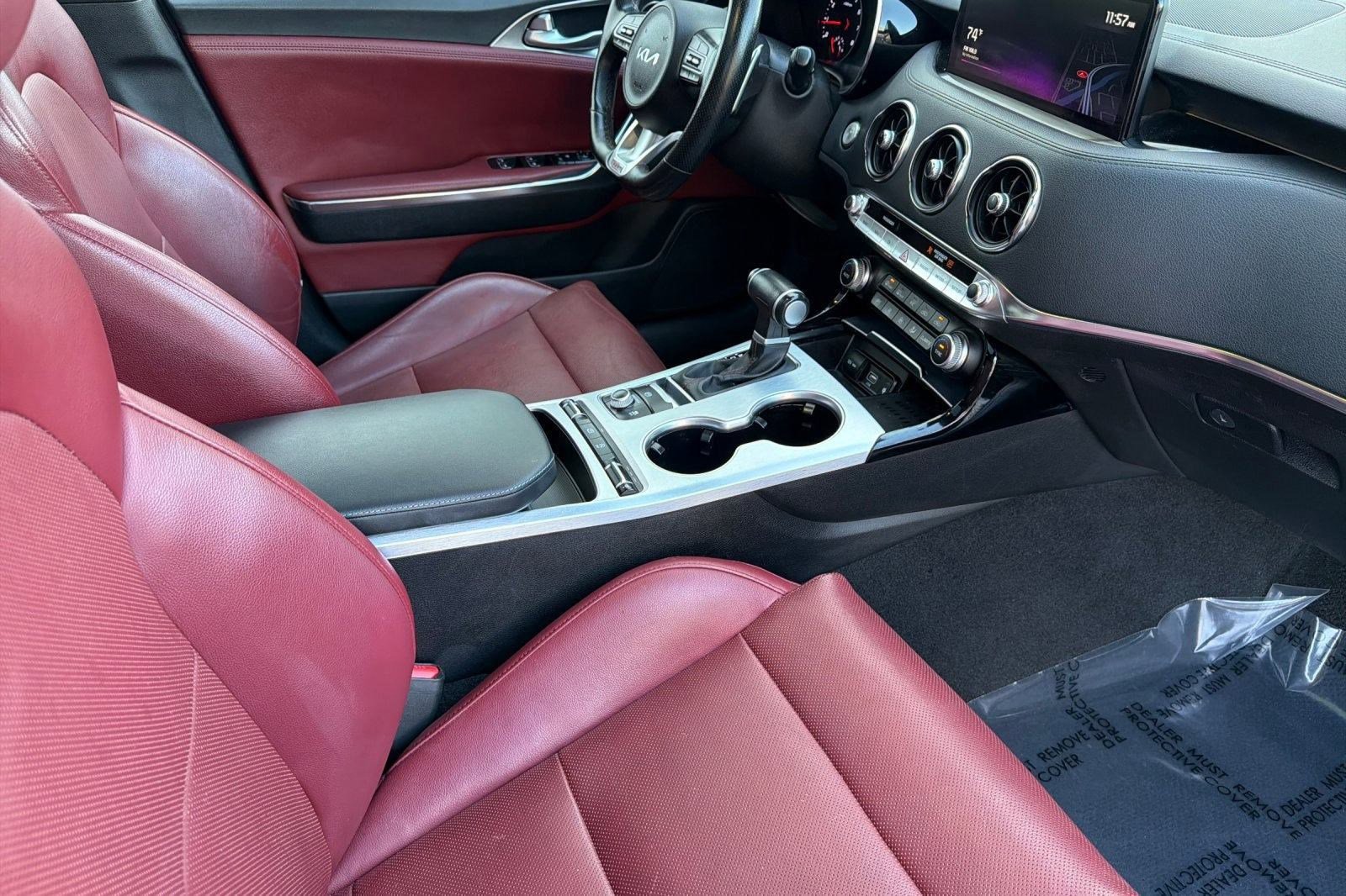 Used 2022 Kia Stinger GT1 w/ Red Interior Color Package image 31