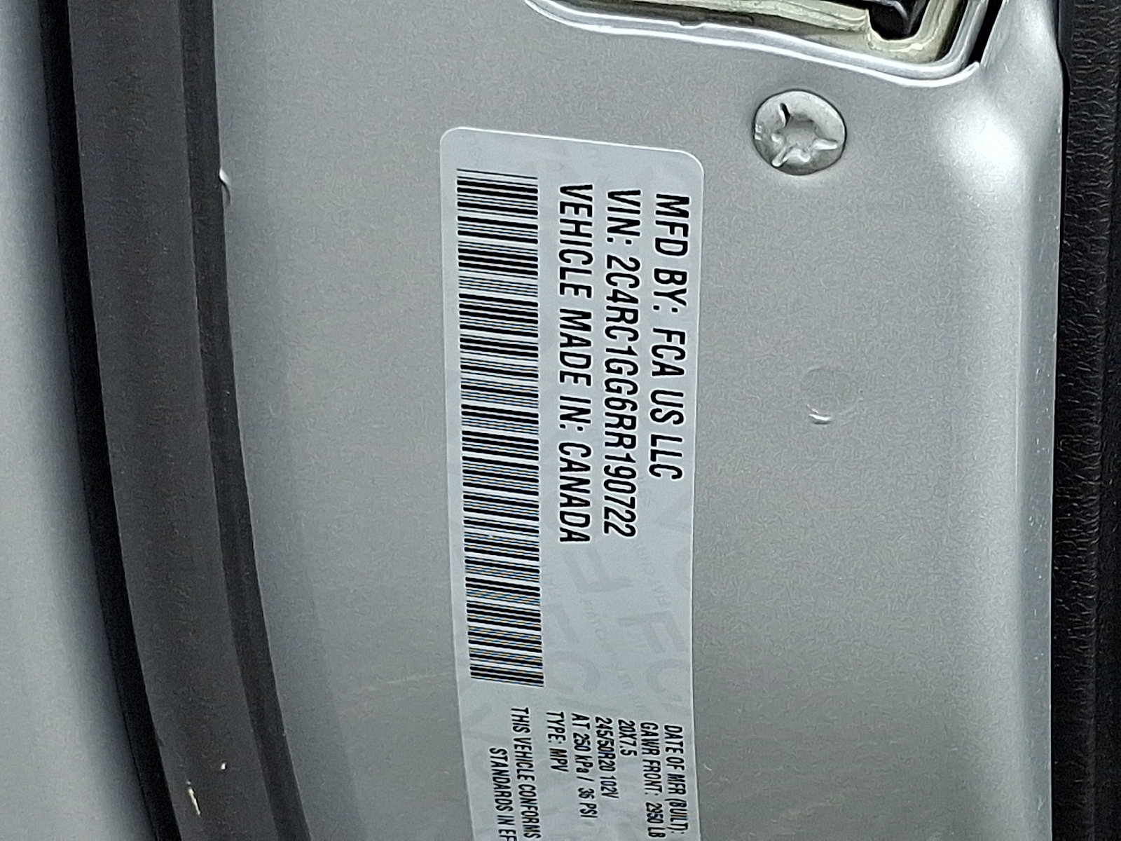 Certified 2024 Chrysler Pacifica Limited w/ S Appearance Package image 26