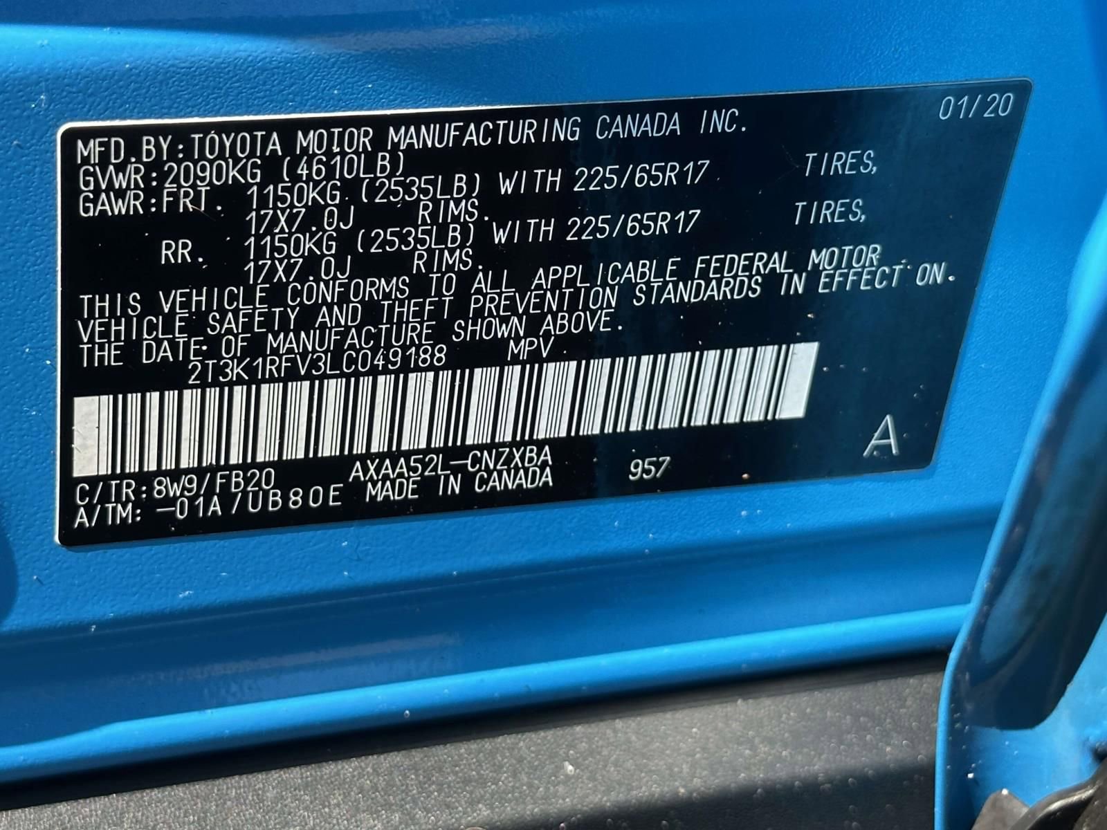 Used 2020 Toyota RAV4 LE FWD image 28