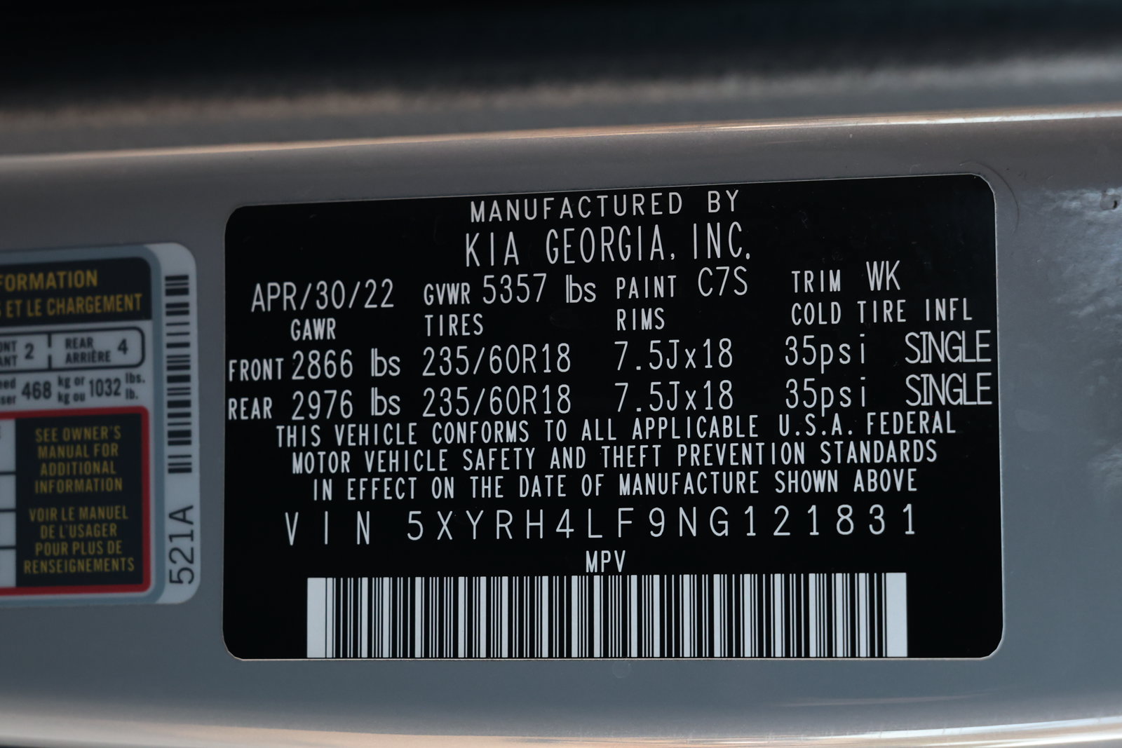 Used 2022 Kia Sorento EX w/ Panoramic Sunroof Package FWD image 37