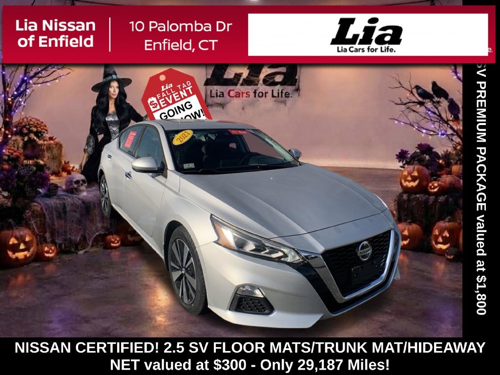 Certified 2021 Nissan Altima 2.5 SV w/ SV Premium Package