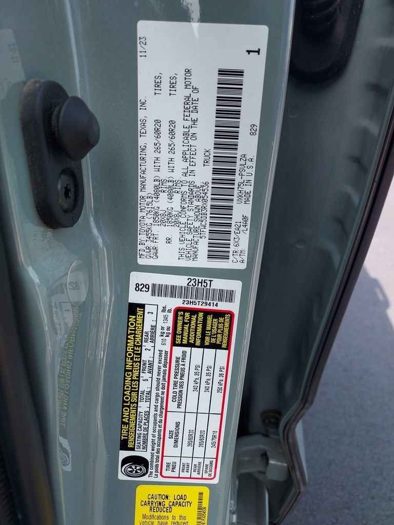 Used 2024 Toyota Tundra Limited w/ Nightshade Package AWD/4WD image 24