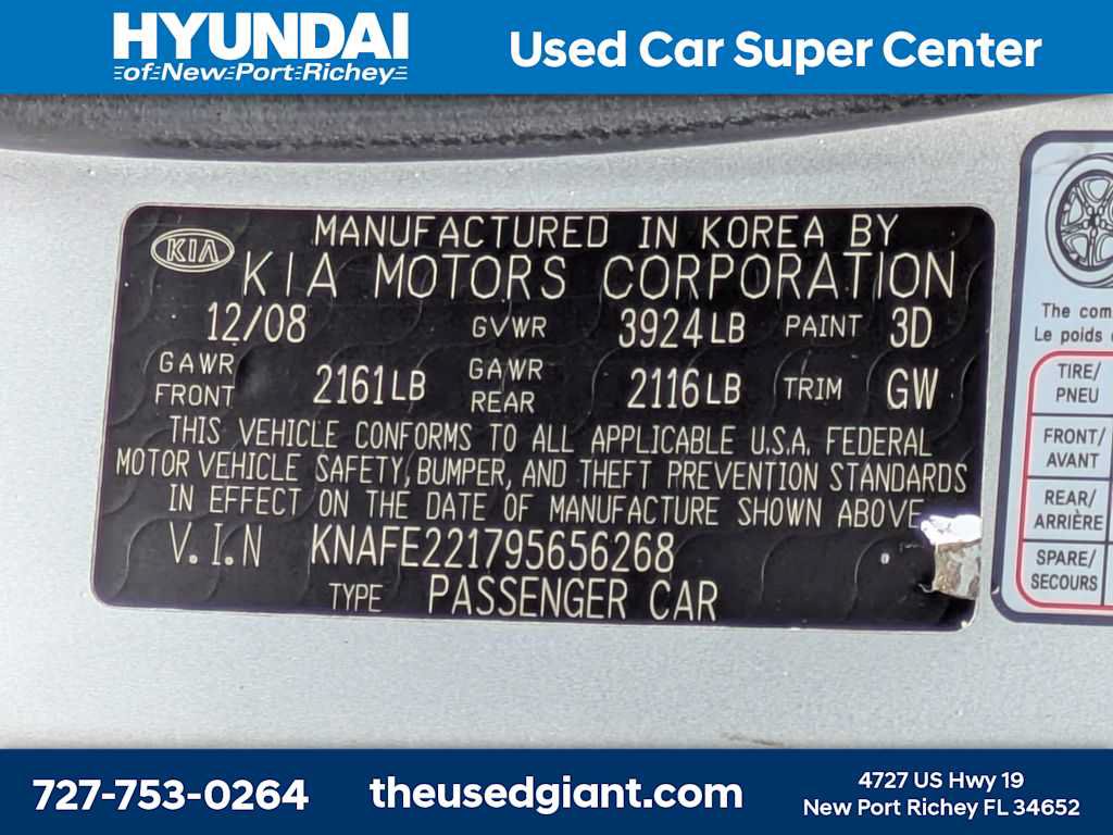 Used 2009 Kia Spectra LX FWD image 27