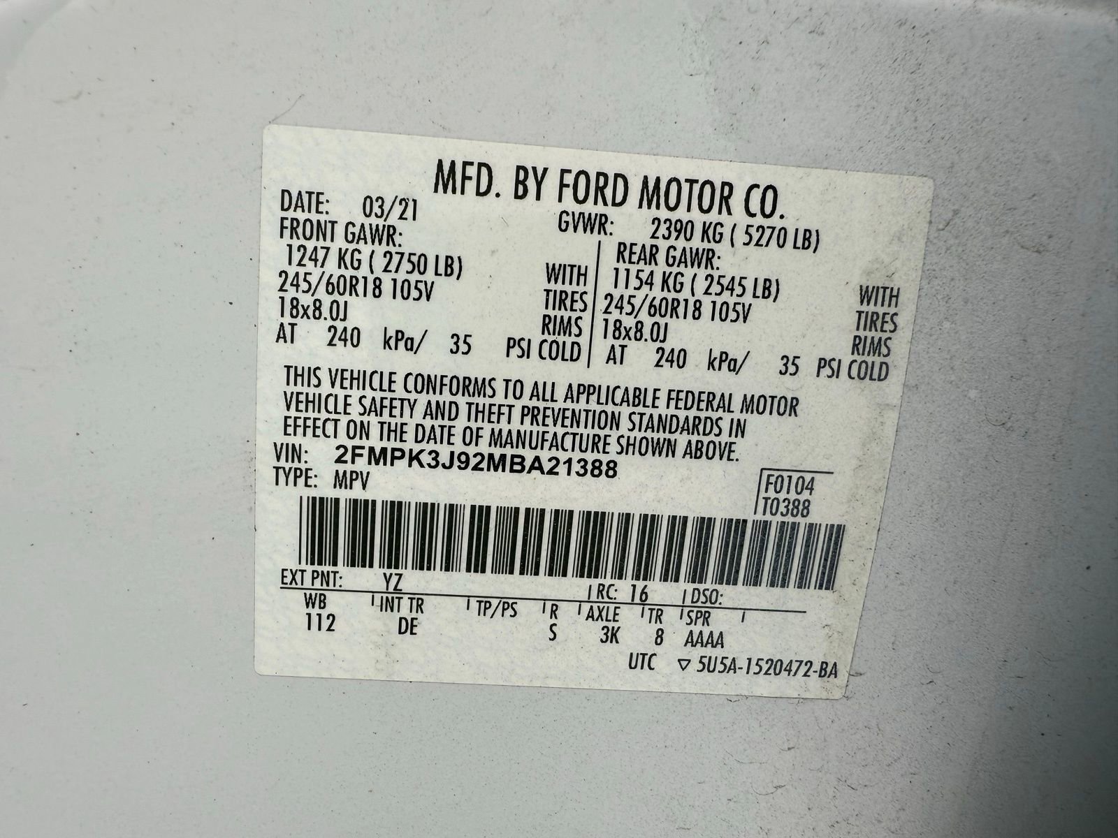 Used 2021 Ford Edge SEL image 16