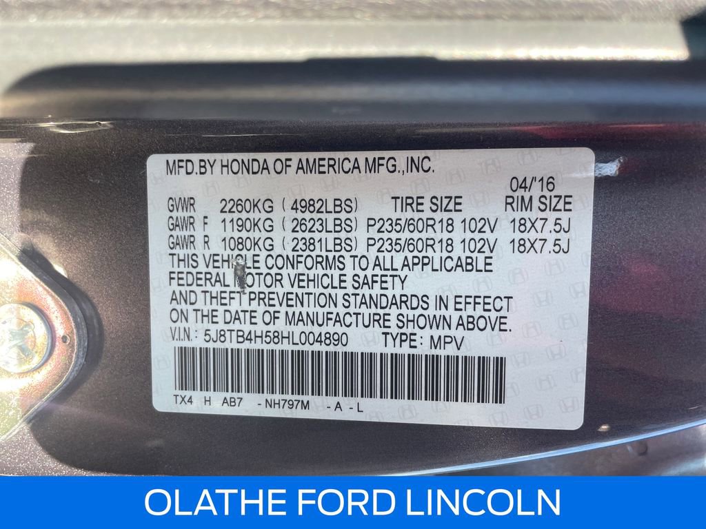 Used 2017 Acura RDX w/ Technology Package image 30