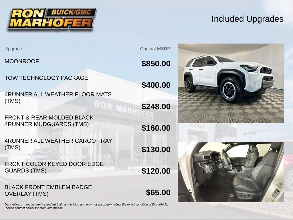 Used 2025 Toyota 4Runner TRD Off-Road Premium w/ Tow Technology Package AWD/4WD image 6