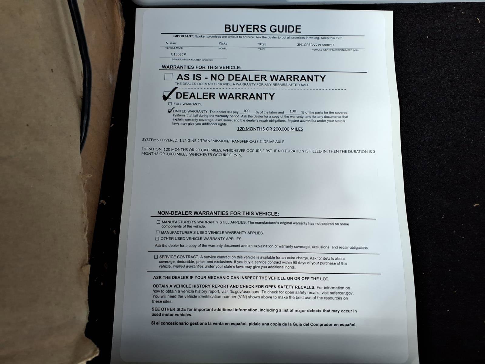 Used 2023 Nissan Kicks SR FWD image 38