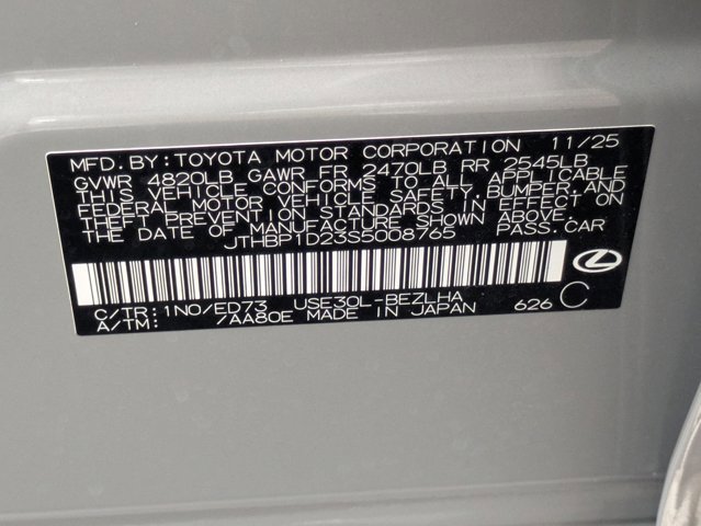 Certified 2025 Lexus IS 500 w/ F-Sport Performance RWD image 26