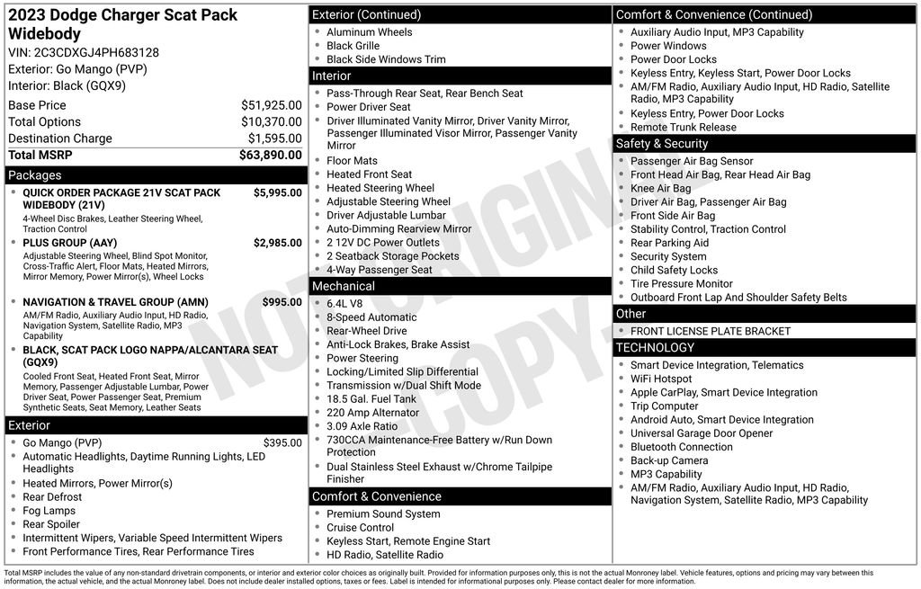 Used 2023 Dodge Charger Scat Pack RWD image 4