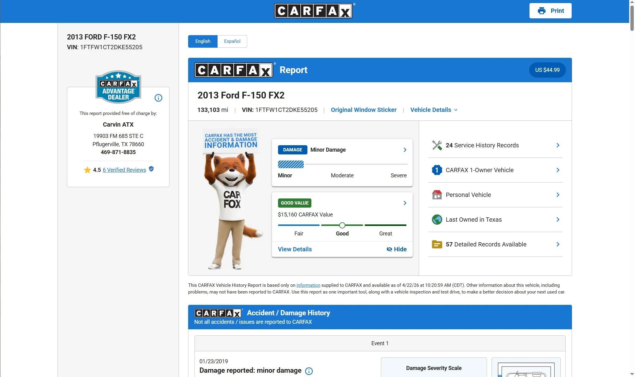 Used 2013 Ford F150 FX2 w/ Luxury Equipment Group RWD image 35