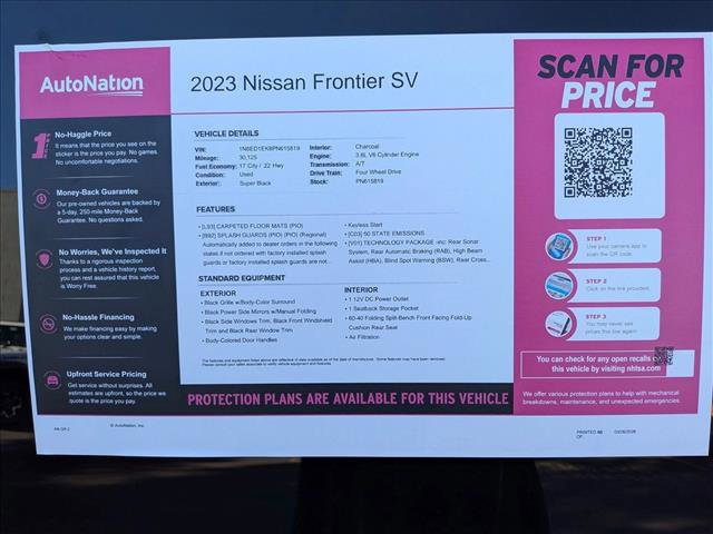 Used 2023 Nissan Frontier SV w/ Technology Package image 22