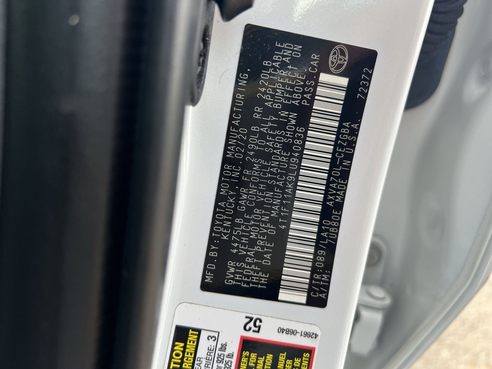 Used 2020 Toyota Camry XLE FWD image 28