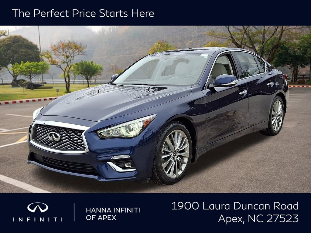 Used 2022 INFINITI Q50 Luxe w/ Cargo Package image 1
