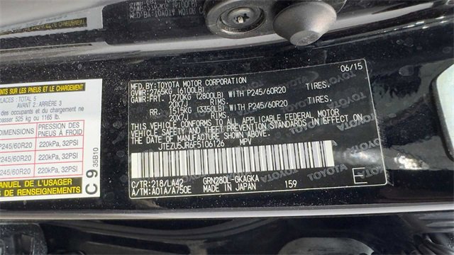 Used 2015 Toyota 4Runner Limited image 35