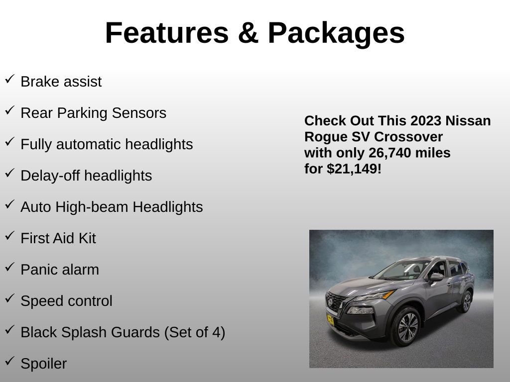 Used 2023 Nissan Rogue SV w/ SV Premium B Package image 21