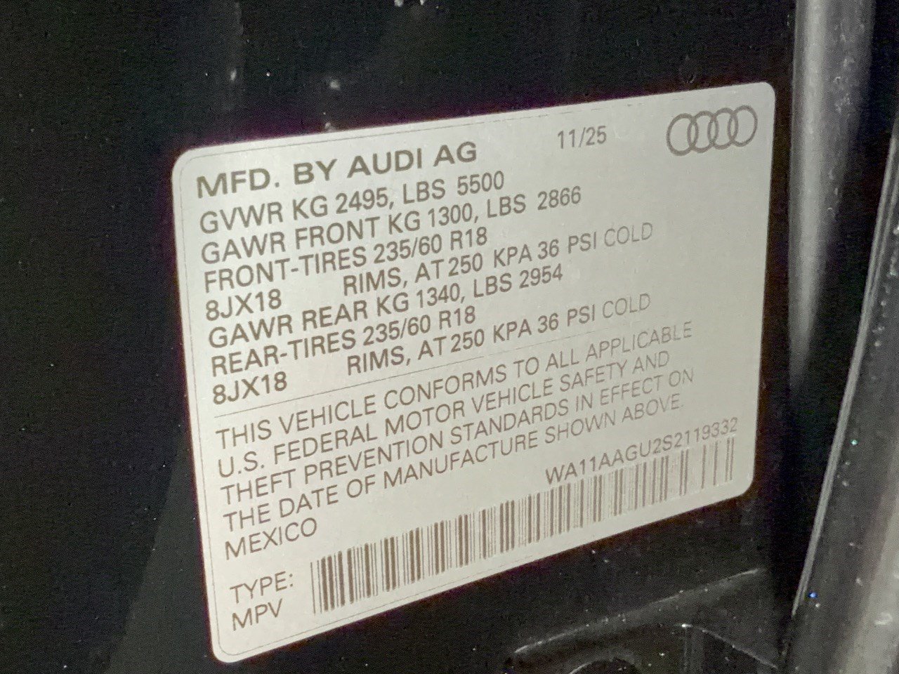 Certified 2025 Audi Q5 Premium w/ Convenience Package AWD/4WD image 31
