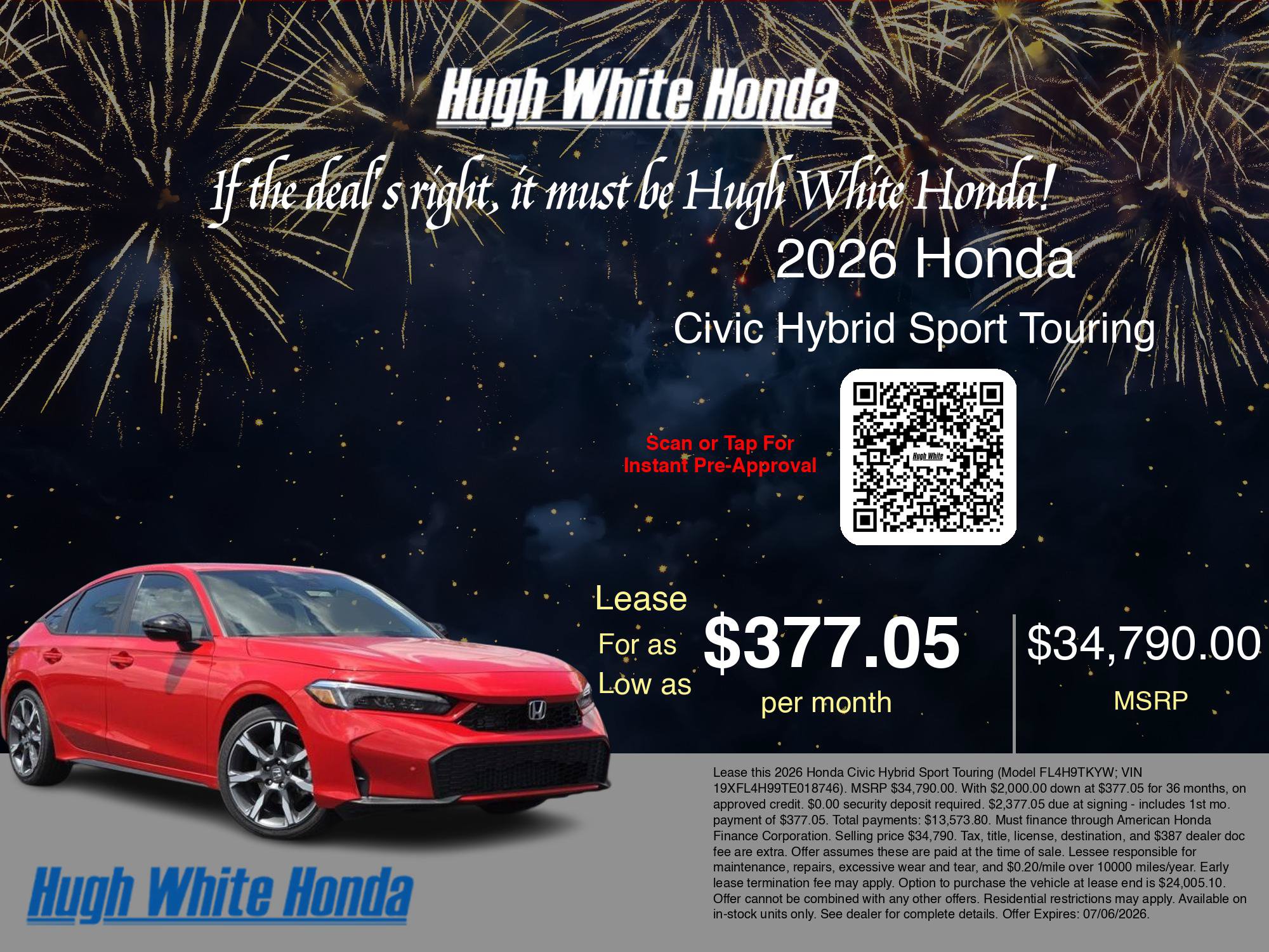 New 2026 Honda Civic Sport Touring image 3