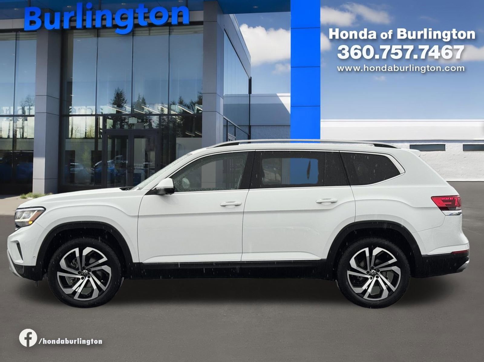 Used 2021 Volkswagen Atlas SEL Premium w/ MDO Package (Bench Seat) AWD/4WD image 3