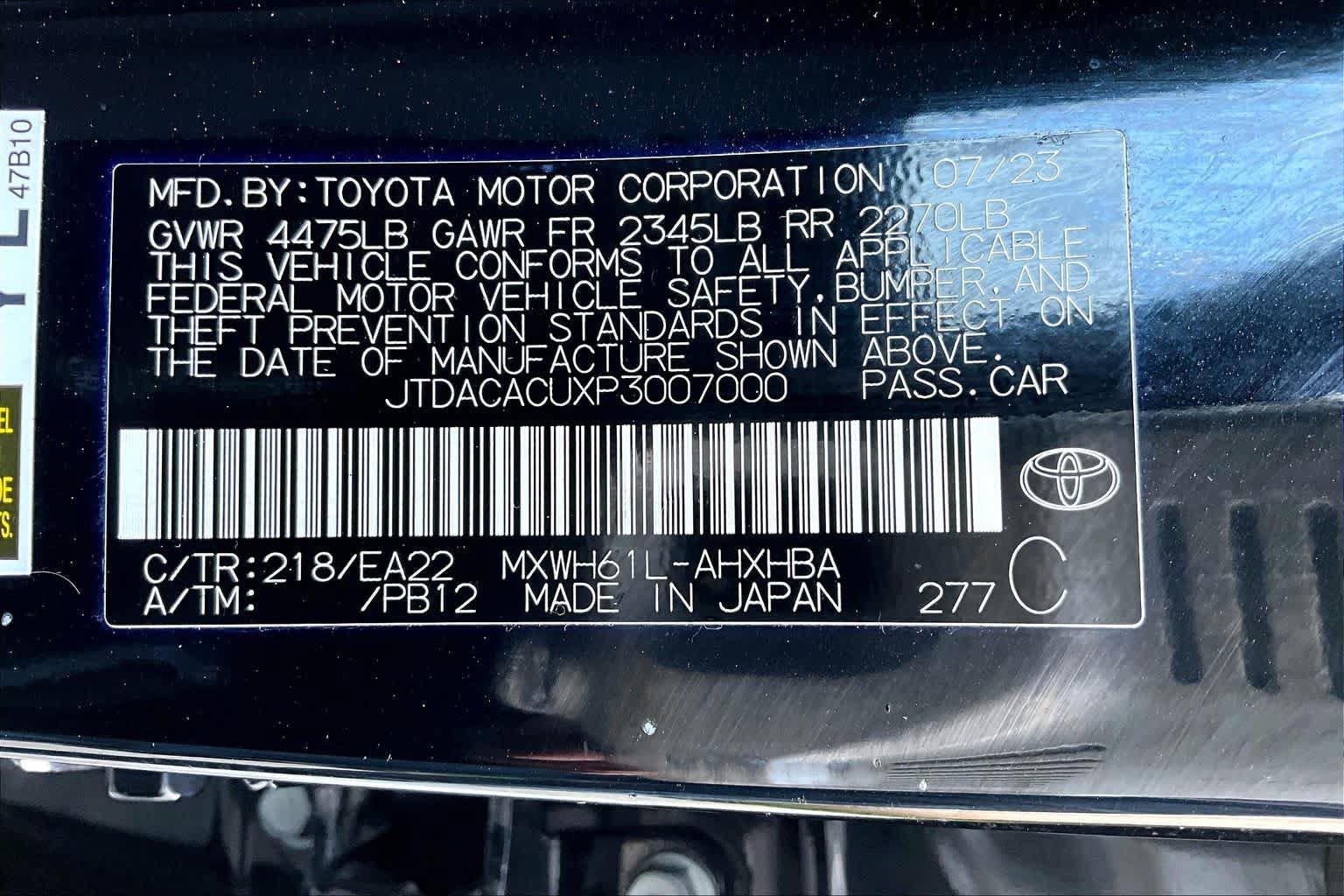 Used 2023 Toyota Prius Prime Premium FWD image 36