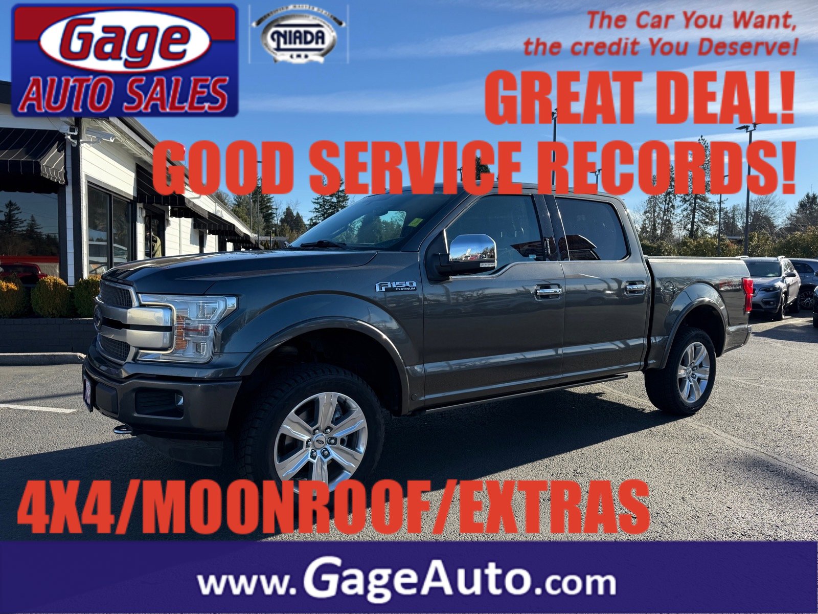 Used 2018 Ford F150 Platinum w/ Equipment Group 701A Luxury image 1