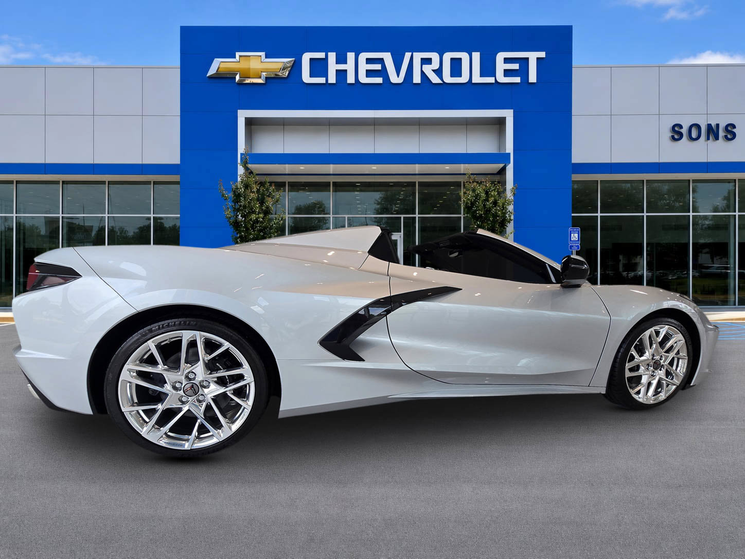 New 2026 Chevrolet Corvette Stingray Convertible w/ Battery Protection Package RWD image 4