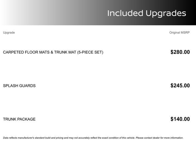 New 2025 Nissan Versa SR w/ Trunk Package