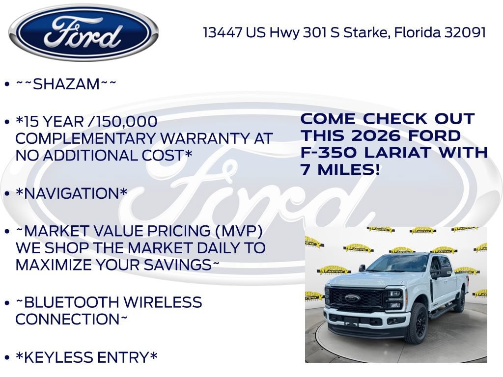 New 2026 Ford F350 Lariat w/ Black Appearance Package AWD/4WD image 5