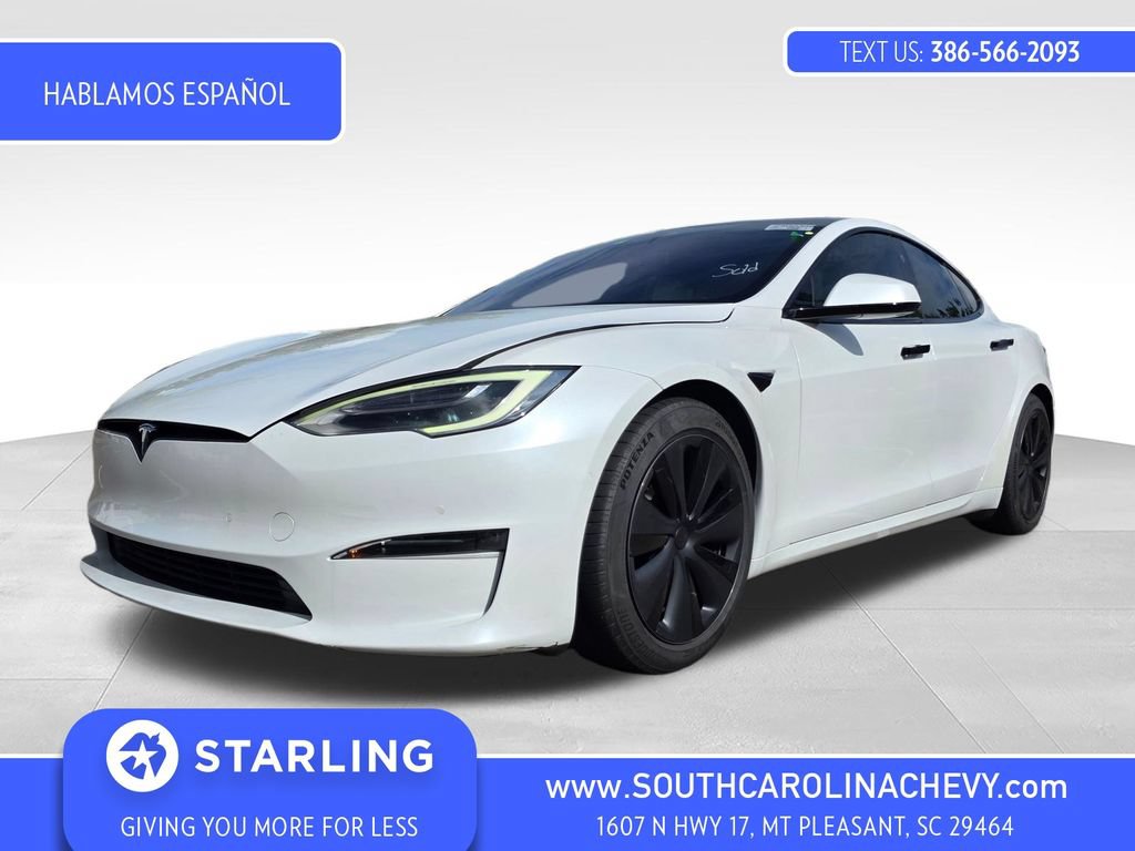 Used 2021 Tesla Model S Long Range AWD/4WD image 1