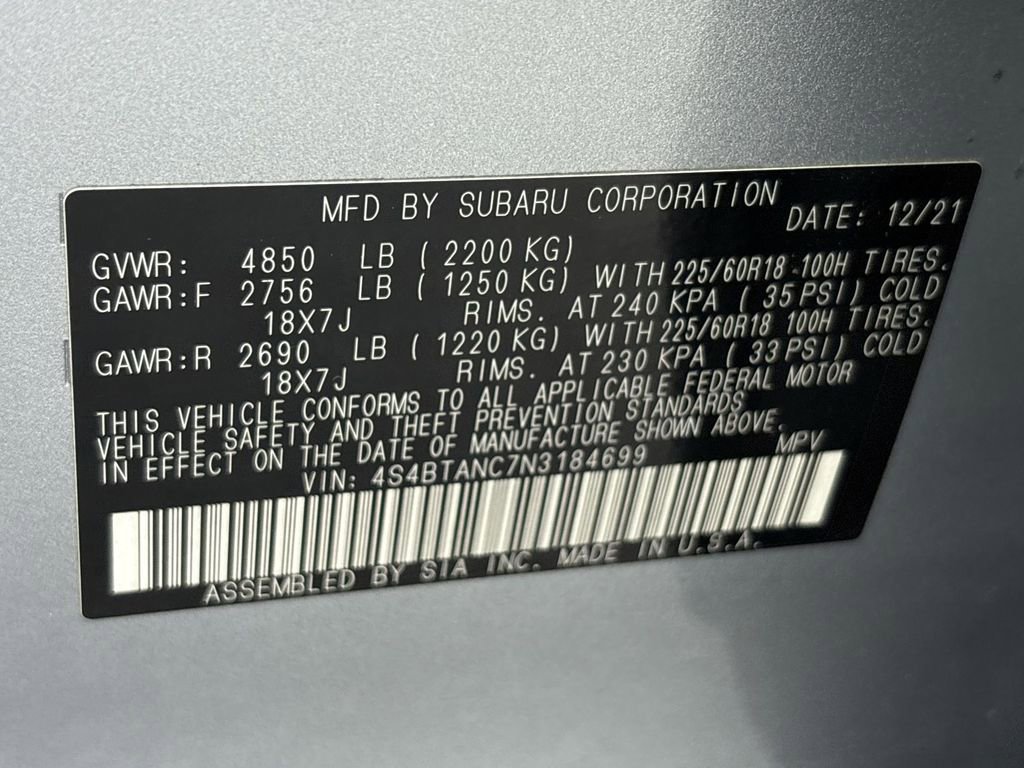 Used 2022 Subaru Outback Limited image 37