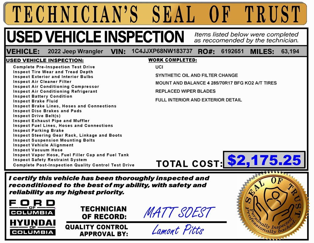 Used 2022 Jeep Wrangler Unlimited Sahara w/ Cold Weather Group image 2