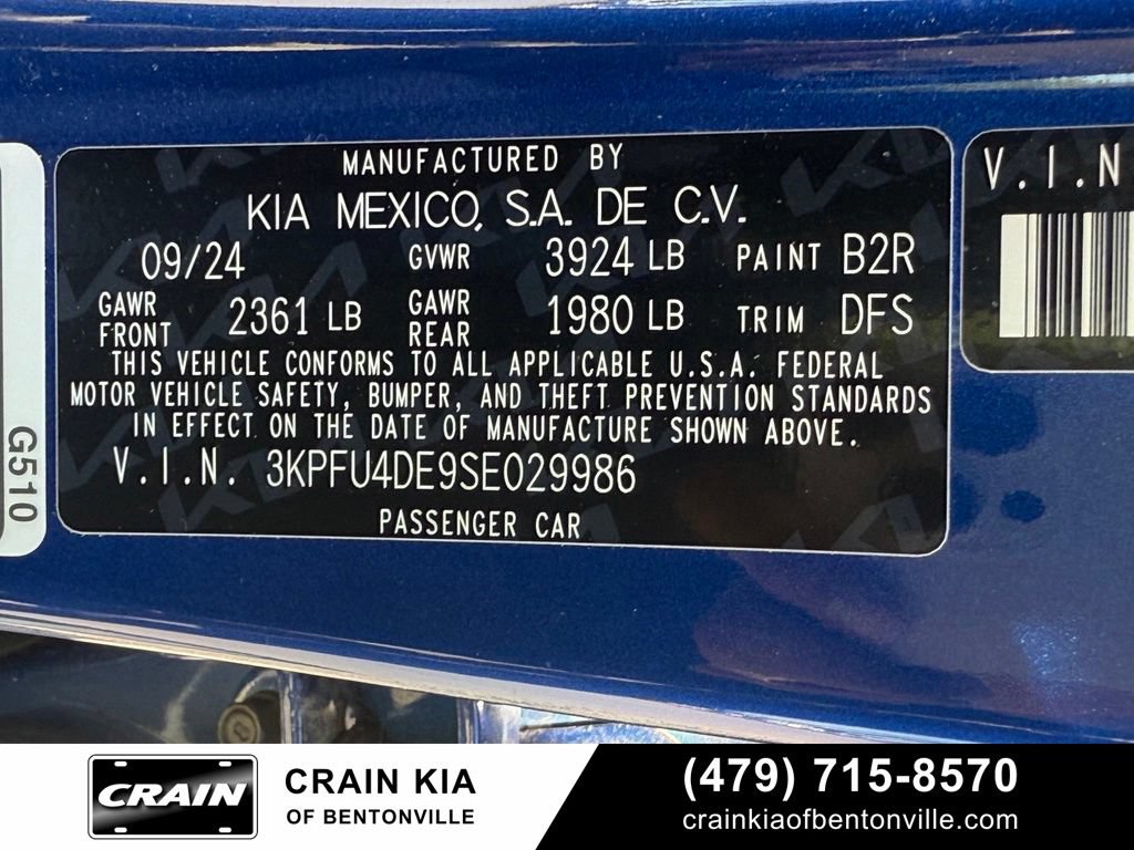 Certified 2025 Kia K4 EX FWD image 34