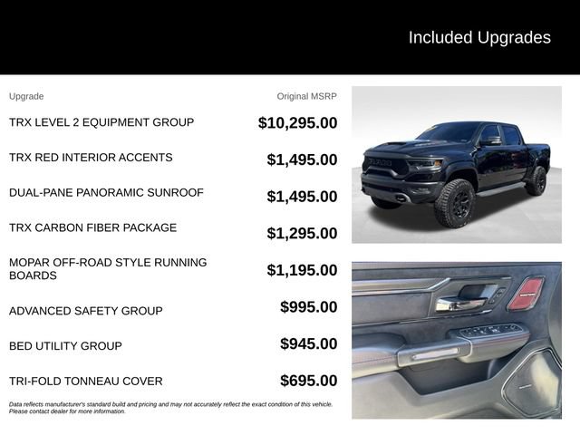 Used 2022 RAM 1500 TRX w/ TRX Level 2 Equipment Group AWD/4WD image 5