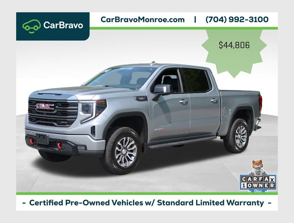 Certified 2023 GMC Sierra 1500 AT4 w/ AT4 Preferred Package
