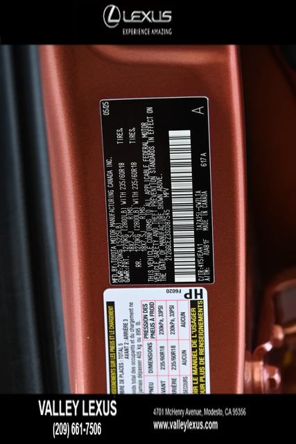 Certified 2025 Lexus NX 350 AWD w/ Cold Area Package image 23
