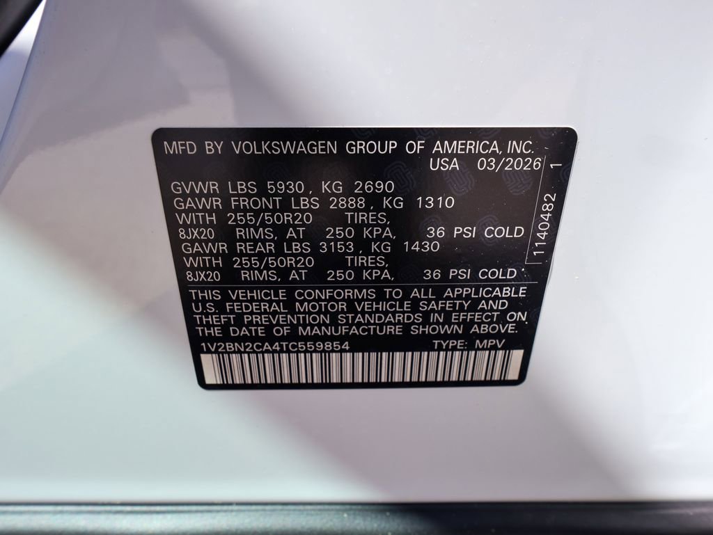 New 2026 Volkswagen Atlas SEL image 35