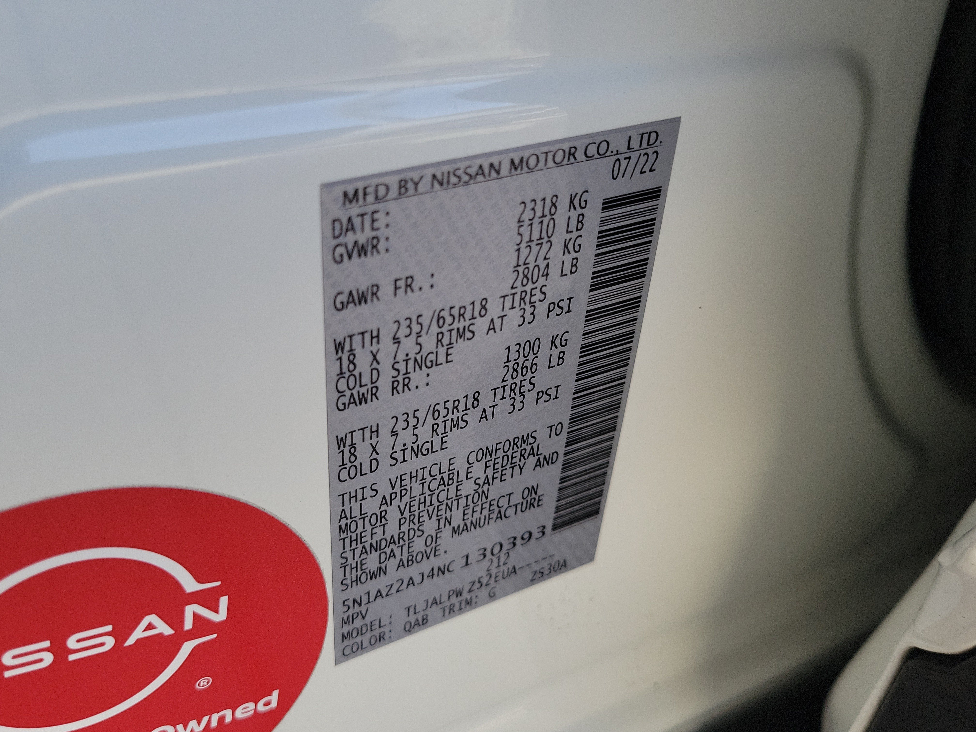 Certified 2022 Nissan Murano S FWD image 30