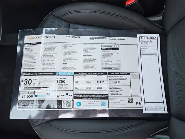 New 2026 Chevrolet Trax ACTIV w/ Driver Confidence Package FWD image 17