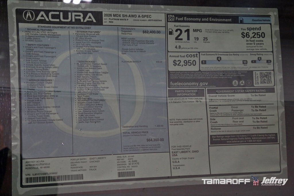 New 2026 Acura MDX A-Spec image 22