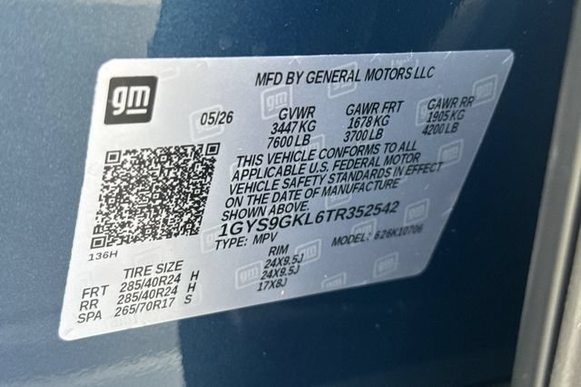 New 2026 Cadillac Escalade Platinum Sport w/ LPO, ONYX Package AWD/4WD image 28