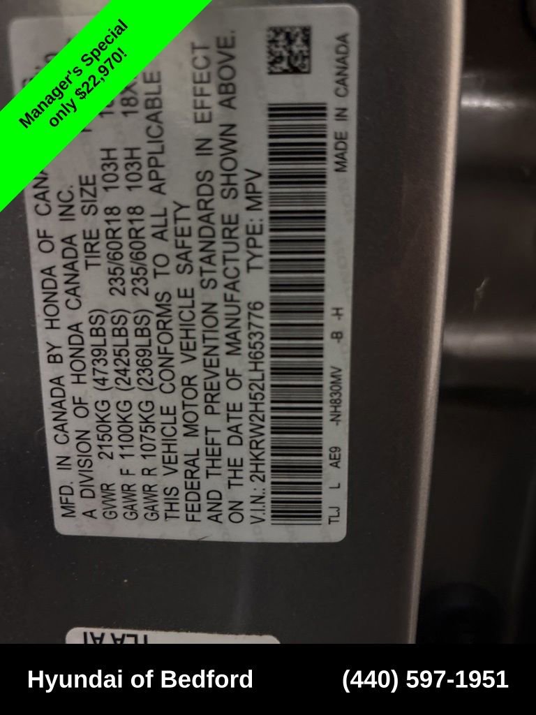 Used 2020 Honda CR-V EX image 12