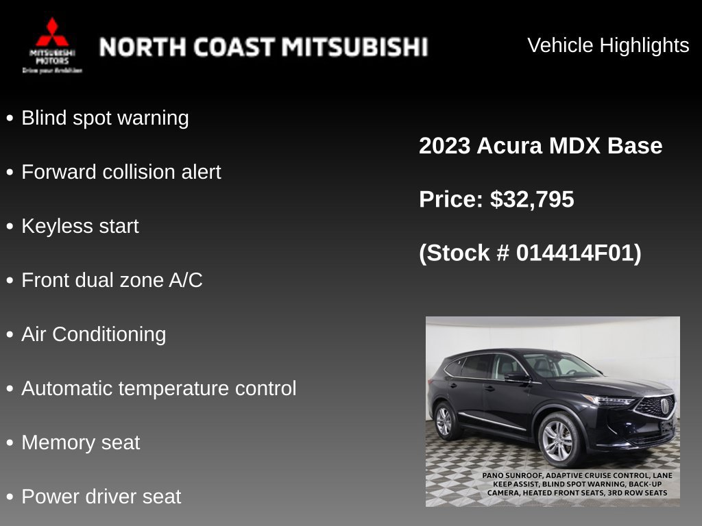 Used 2023 Acura MDX SH-AWD image 2