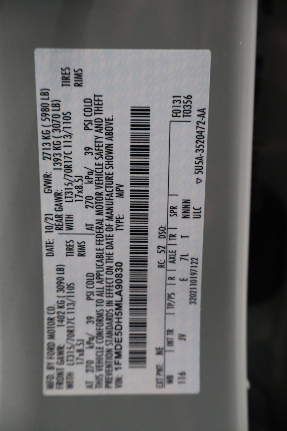 Used 2021 Ford Bronco Outer Banks w/ Sasquatch Package image 32